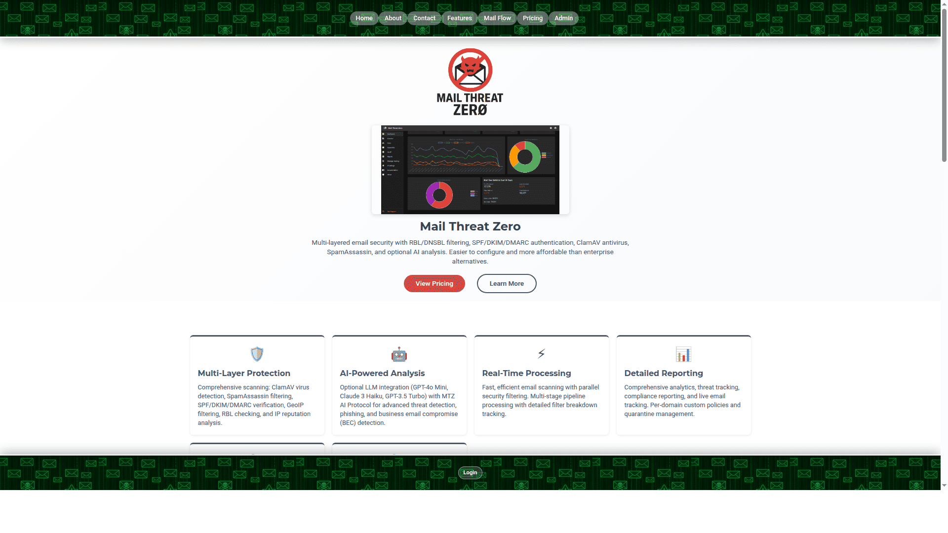 Mail Threat Zero Screenshot