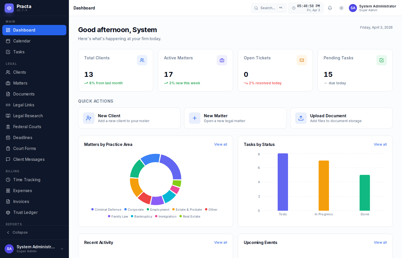 Practa.app Screenshot