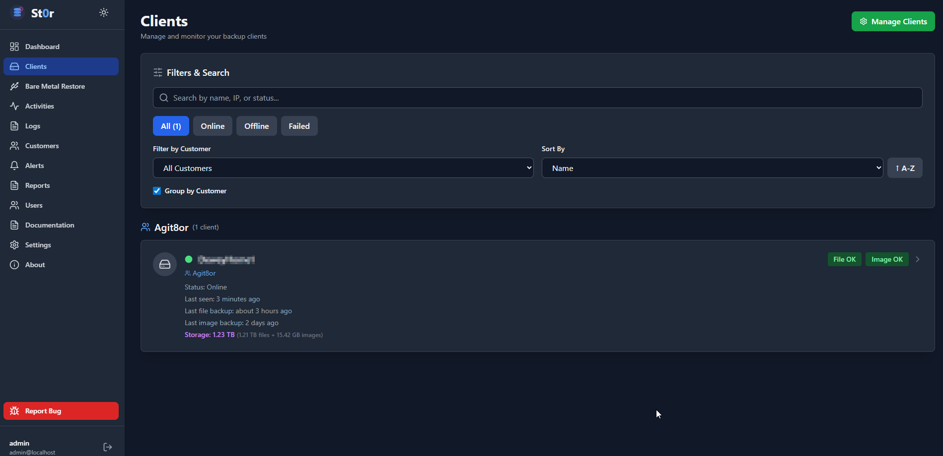 St0r Client Management